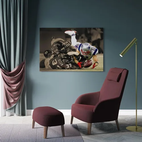 Vista 4 de fuyaozhishang Julian Edelman Art Posters 12x18inch(30x45cm) Frame