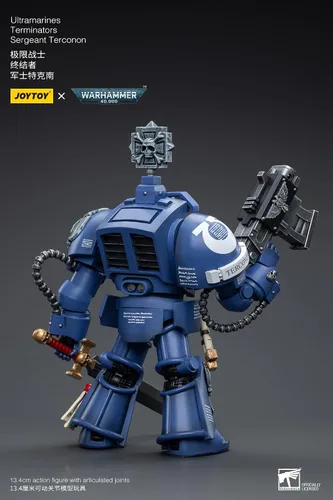 Vista 9 de JoyToy Warhammer 40K: Ultramarines Terminators SGT. Terconon Figura de acción a escala 1:18