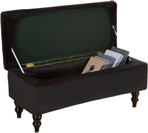 Vista 31 de FUANGUI Funda para Otomán Elástica de Almacenamiento Funda para Banco Otomán Impresa Plegable Banco de Almacenamiento Funda para Otomán Reposapiés