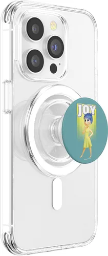 Vista 3 de Disney Pixar Inside Out Joy Retrato PopSockets MagSafe PopGrip para iPhone