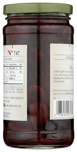 Vista 3 de Jeff's Naturals Aceitunas Kalamata griegas en rodajas orgánicas - 7 oz