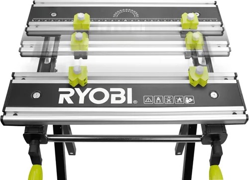 Vista 2 de Ryobi Banco de trabajo de metal plegable RWB03 con ángulo y altura ajustables