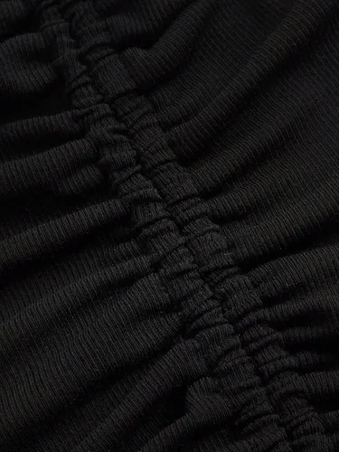 Vista 3 de Verdusa Vestido tubo asimétrico sin espalda con cordón para mujer