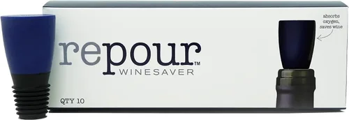 Vista 7 de Repour Ahorrador de Vino y Tapón - Elimina el Oxígeno, Preservando y Manteniendo el Vino Tan Fresco Como el Día Que Se Abrió la Botella - Paquete