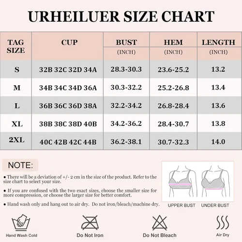 Vista 3 de Urheiluer Sujetador posoperatorio para mujer, cierre frontal, corrector de postura de compresión, moldeador, camisetas sin mangas, soporte