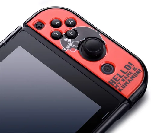 Vista 4 de RELMUD Protective Case for Nintendo Switch OLED - Bow-knot Hello Kitty - Soft Anti-Scratch Shock-Absorption Slim Cover Shell for Nitendo Switch OLED