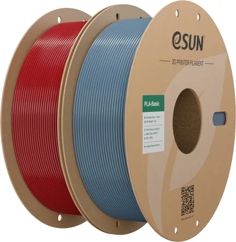 Vista 47 de eSUN Filamento PLA Basic de 0.07 in, naranja, carrete de 2.2 libras 1.anaranjado
