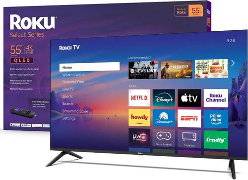 Vista 26 de Roku Smart TV 2026 – Serie Select de 43 pulgadas, 4K HDR TV – Roku TV con control remoto por voz – Televisión LED de pantalla plana con Wi-Fi