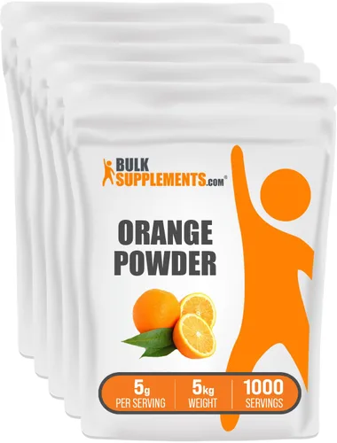 Vista 7 de BulkSupplements. com Polvo de naranja - Polvo de fruta de naranja, sabor rico en nutrientes, sin gluten, 0.18 oz por porción, 17.64 oz (1.1 libras)