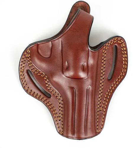 Vista 6 de EDS - Funda para Colt King Cobra - Colt Python 357 Magnum 4 pulgadas Revolver Funda OWB