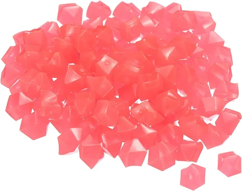 Vista 15 de MECCANIXITY 100 piezas de piedras brillantes de 0.39 a 0.59 pulgadas (0.394-0.591 in) para decoración en la oscuridad, piedras luminosas, decoración
