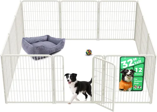 Vista 86 de FXW Homeplus Unleashed Corralito para Perros de Interior - Juego Sin Estrés y Seguro, Resistente de 24 Pulgadas 2 Paneles Corralito para Cachorros