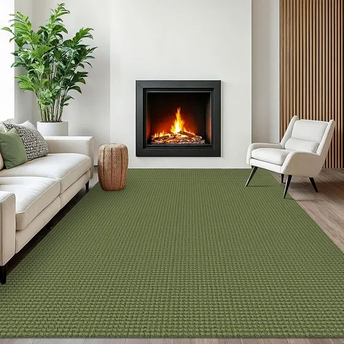 Vista 89 de EARTHALL Alfombra tejida de 2 x 3 pies, lavable para entrada, alfombra trenzada antideslizante, alfombra para puerta interior y exterior, alfombra