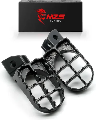 Vista 20 de MZS Estriberas eléctricas para motocross compatibles con X3 XXX MX3 MX4 MX5, estriberas Ebike MX más anchas reposapiés resto pedal CNC aluminio negro