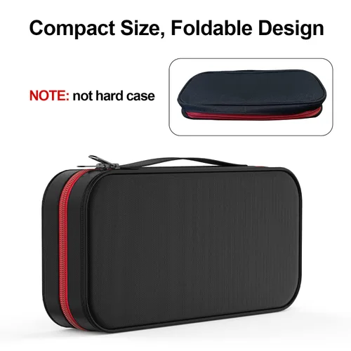 Vista 2 de ZYHKJYL Carrying Case for Nintendo SwitchSwitch OLEDSoft Compact Carrying Case Pouch, for Nintendo SwitchOLED Console & Accessories, Lightweight