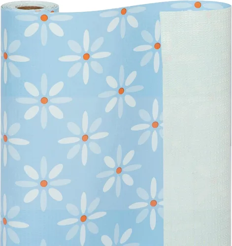 Vista 21 de Revestimiento floral para cajones y estantes de 12 pulgadas de ancho x 120 pulgadas de largo, no adhesivo, agarre fuerte, antideslizante