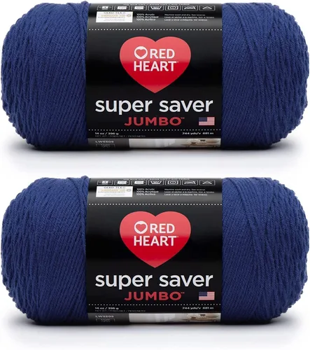 Vista 105 de Red Heart Super Saver Jumbo Ovillo de lana, Amatista