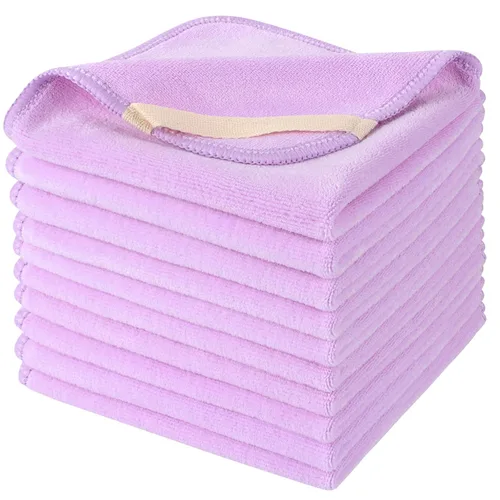 Vista 38 de SINLAND Paños faciales de microfibra de secado rápido toallita de lavado de 8 x 8 pulgadas paño de lavado facial absorbente suave paños removedores
