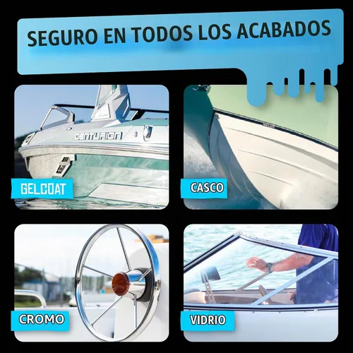 Vista 6 de Boat Juice Extreme - Removedor de manchas de agua para barcos, limpiador de casco y barco, 32 onzas