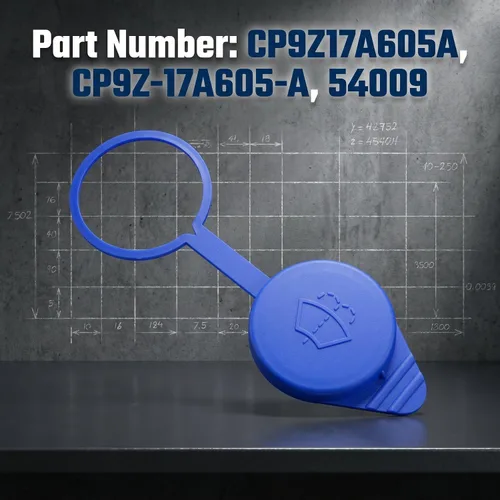 Vista 3 de Tapa del Depósito del Líquido Lavaparabrisas CP9Z-17A605-A Compatible con Ford Focus 2012-2018