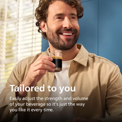 Vista 15 de Philips Máquina de café espresso totalmente automática serie 2300 con sistema de leche LatteGo y molinillo integrado, 4 preajustes de café y agua