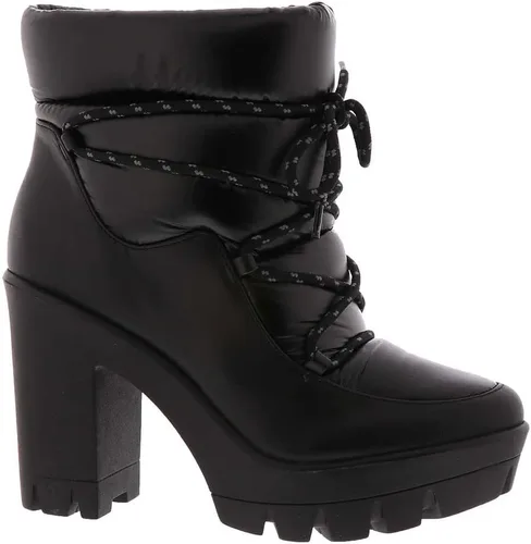 Vista 4 de Jessica Simpson Mirie - Botas de plataforma de tacón grueso con cordones para mujer