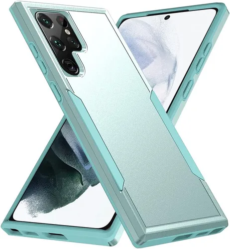Vista 24 de Funda para Samsung Galaxy S21 (no para S21 Plus y S21 Ultra), resistente, a prueba de golpes, de grado militar, soporte de carga inalámbrica