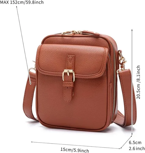 Vista 7 de Comebybuy - Bolso bandolera estilo vintage, de gran capacidad, para mujer