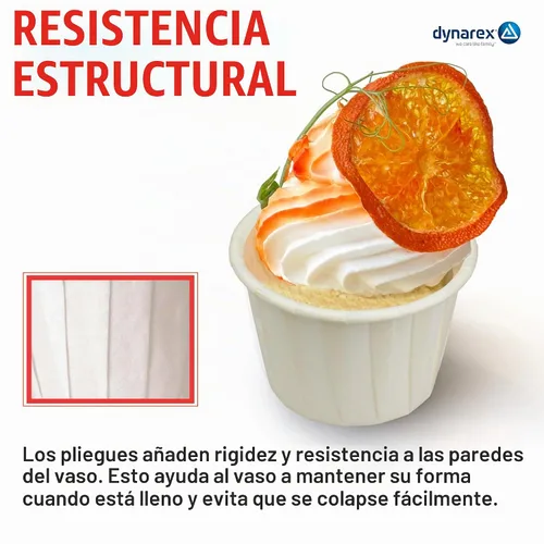 Vista 4 de Dynarex Vasos de Papel para Medicina - Vasos Desechables Souffle de 1 oz para Píldoras y Medicamentos - Vasos de Papel Pequeños con Bordes