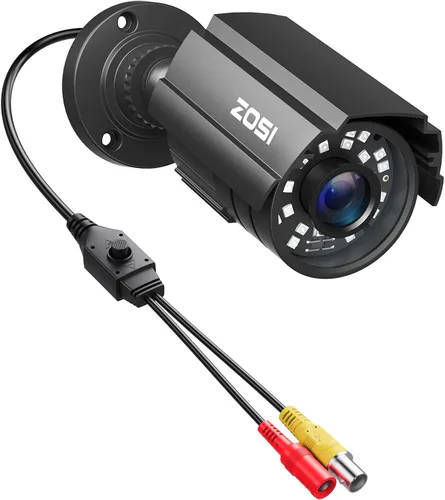 Vista 11 de ZOSI - Sistema de cámara de seguridad 3K Lite para interiores y exteriores, detección AI de personas/vehículos, visión nocturna, acceso remoto, 4