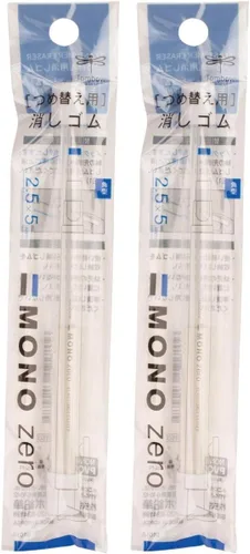 Vista 4 de Tombow MONO Zero Eraser - Recambio rectangular de 0.098 pulgadas, 1 paquete