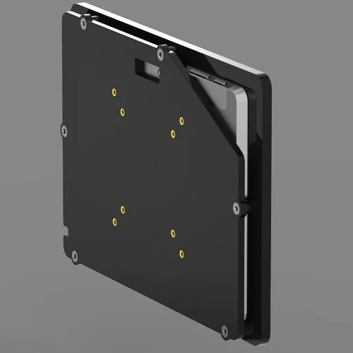 Vista 5 de Funda de acrílico VESA antirrobo para tableta Microsoft Surface Go con montaje en pared (superficie Go 1/2/3/4, negro)