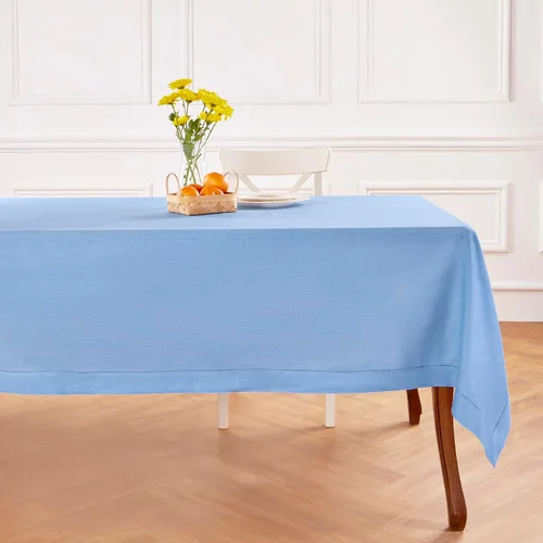 Vista 39 de Solino Home Mantel de lino blanco de 52 x 52 pulgadas, mantel cuadrado de lino 100% puro, con dobladillo clásico, lavable a máquina para verano