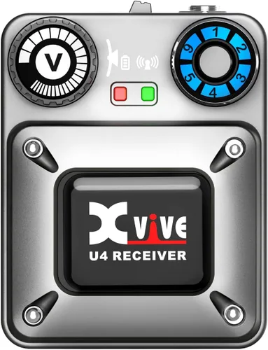 Vista 8 de Xvive Sistema de monitor intrauditivo inalámbrico U4 con transmisor y receptor (un receptor y un transmisor) 2.4GHz Wireless, 5ms Low Latency, 5H