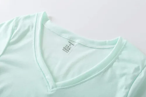 Vista 3 de YIJIU Pijama suave y cómoda para mujer, conjunto de pijama de manga corta con diseño de gato lindo