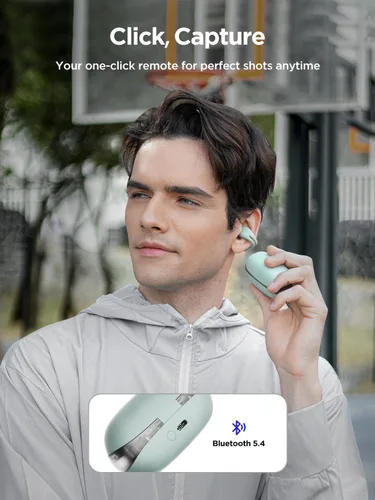Vista 16 de HAKII Auriculares de oído abierto inalámbricos, auriculares Bluetooth 5.4 ergonómicos con clip Bluetooth con sonido estéreo/ANC, auriculares de oído