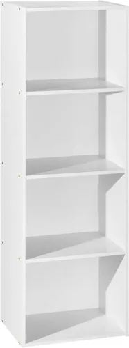 Vista 21 de Hodedah Import - Estantería con 3 estantes, haya