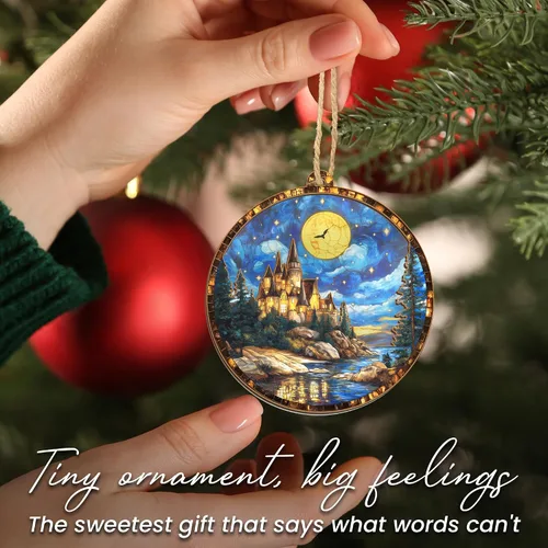 Vista 5 de GEEMBI Regalos de fantasía de Navidad para mujeres y hombres – Adornos de Navidad de atrapasoles 2025 – Decoración de fantasía de noche mágica