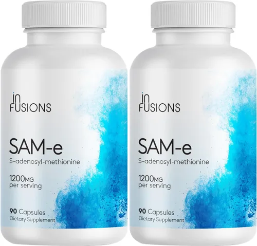 Vista 7 de Infusiones Máxima Fuerza Pure SAM-e 1200mg 90 Cápsulas Vegetales (S-adensoil-metionina)