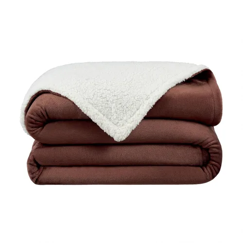 Vista 11 de Arkwright - Manta de forro polar, mullida, cálida, reversible, suave, para el hogar, sofá, cama, camping y viajes, 90 x 90 pulgadas, Queen