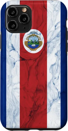 Vista 29 de Bandera de Costa Rica y fondo elegante - Funda del orgullo costarricense para iPhone 17