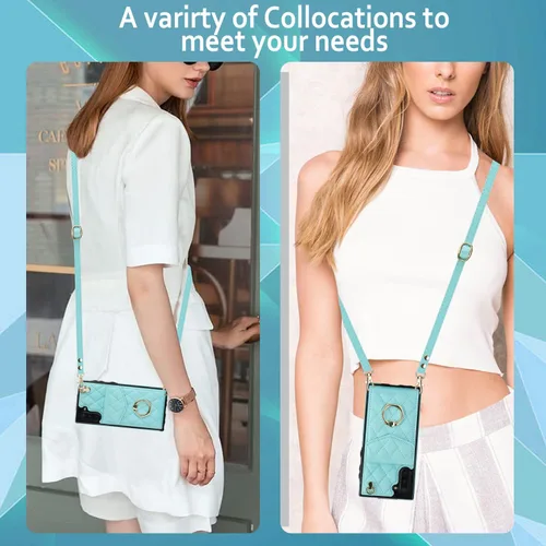 Vista 6 de Asuwish Funda de teléfono para Samsung Galaxy Note 10 5G con protector de pantalla de vidrio templado y correa para la muñeca, anillo con bloqueo