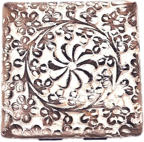 Vista 3 de Organizador de joyas antiguas de madera de mango Joyero de madera de mango para mujer, solución de almacenamiento decorativa con diseño elegante