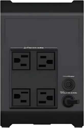 Vista 4 de Vertiv PSA6E-600LVT 600VA y 360W PowerUPS 200 Essential 120V Line Interactive Desktop UPS