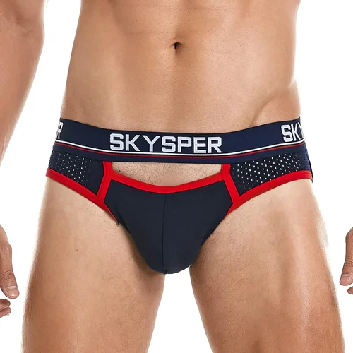 Vista 6 de SKYSPER Jock Strap Athletic Supporter para hombres Sexy Jockstrap Ropa interior masculina