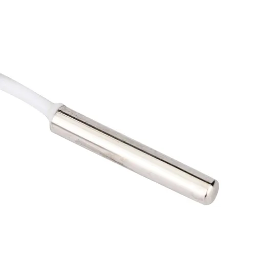 Vista 9 de Medidor de temperatura con cable para interiores y exteriores, termómetro digital con cable de sensor y pantalla LCD, funciona