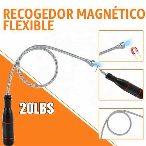 Vista 6 de 4 herramientas magnéticas telescópicas de recogida de 30 pulgadas con fuerza de tracción de 20 libras