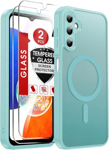 Vista 133 de LeYi Funda para teléfono Samsung-S23: protector de pantalla e imán MagSafe Púrpura