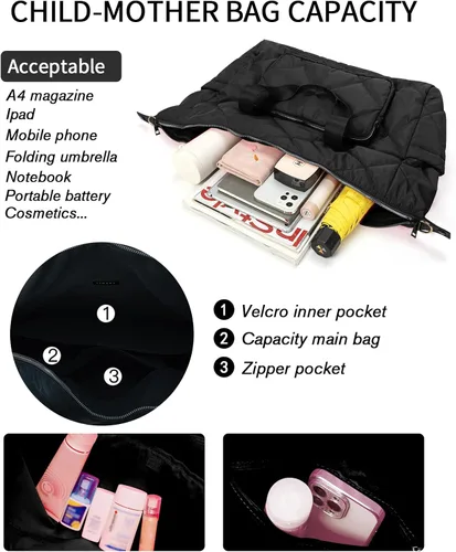 Vista 5 de Bolsa deportiva de gimnasio para mujeres y hombres, bolsa de lona ligera de mano para viajes, deportes, gimnasio, yoga, resistente al agua