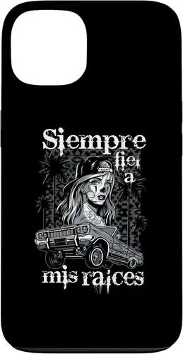 Vista 7 de iPhone 16 Chicana Style Lowrider Ropa Mujeres Mexicano-Americana Latina Case